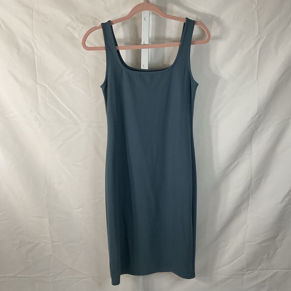 Wallflower Teal Sleeveless Midi Dress - Picture 2 of 4